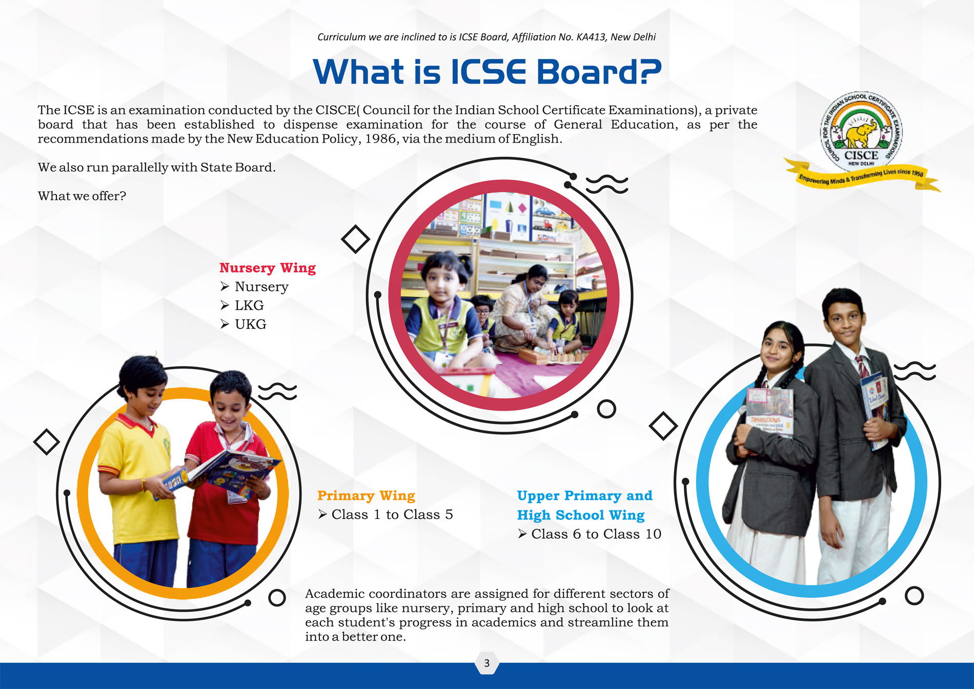 Courses offered at school